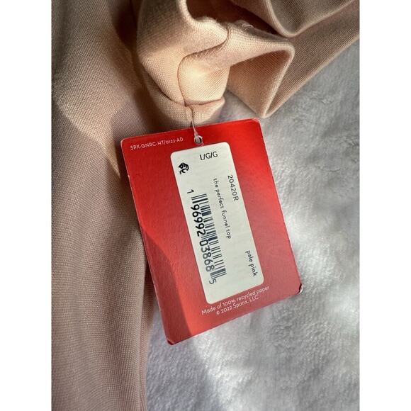 NWT Spanx The Perfect Funnel Top Size Large Pale‎ Pink Stretch Style 20420R - Picture 5 of 9